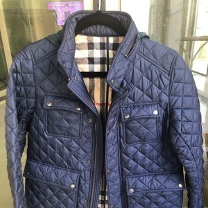 Burberry coat boy size 14Y